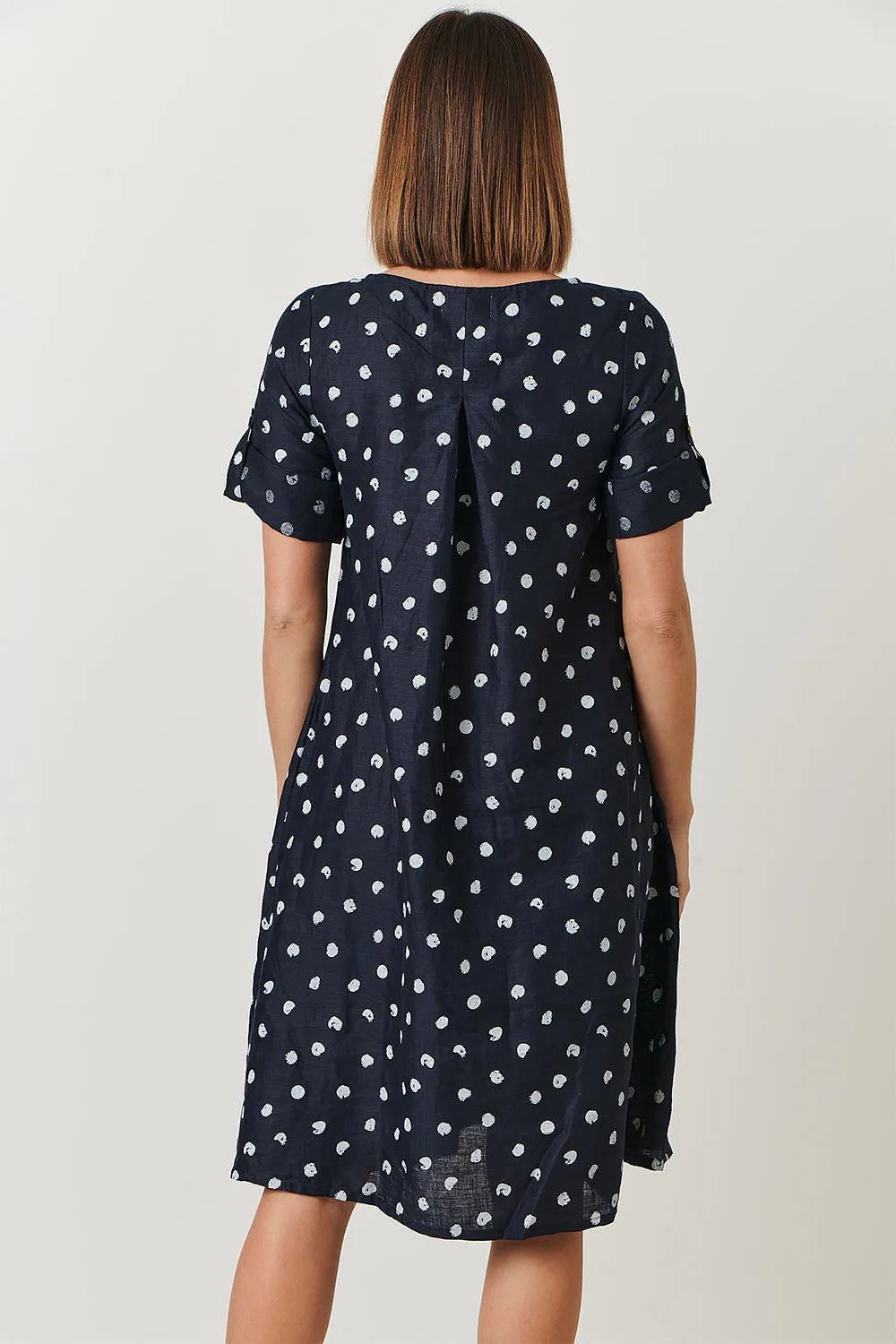 Naturals Confetti Linen Dress Ga271
