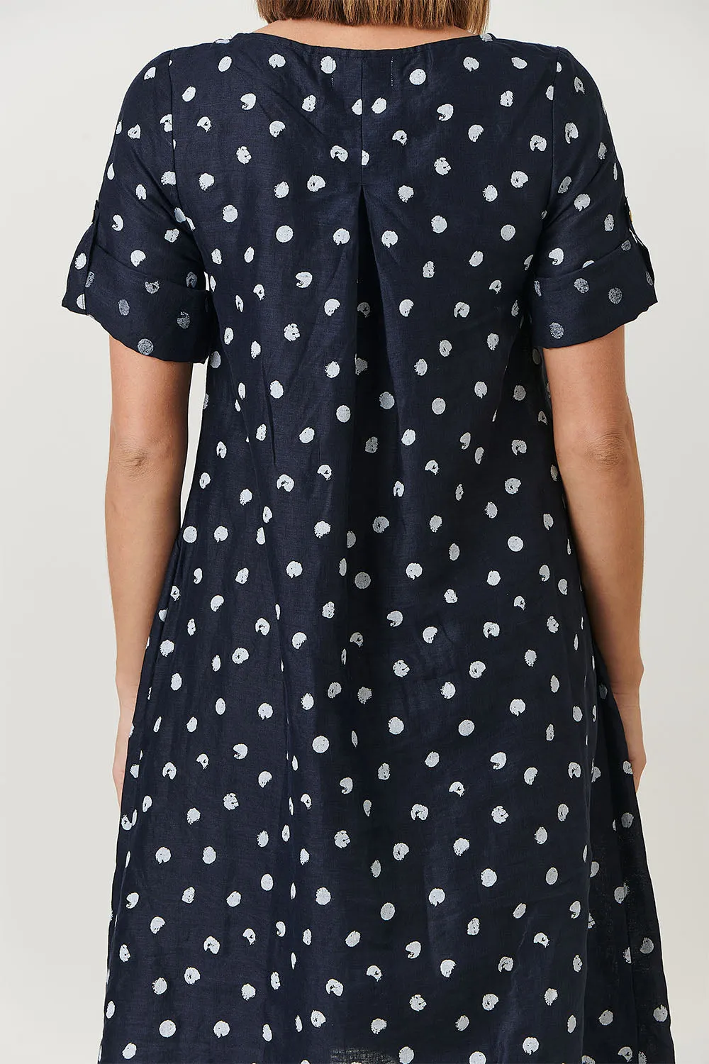 Naturals Confetti Linen Dress Ga271