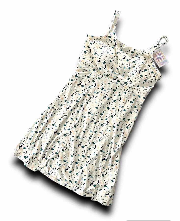 Navy - Cream Teal Terrazzo