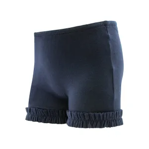 Navy Ruffle Wunder Shorts