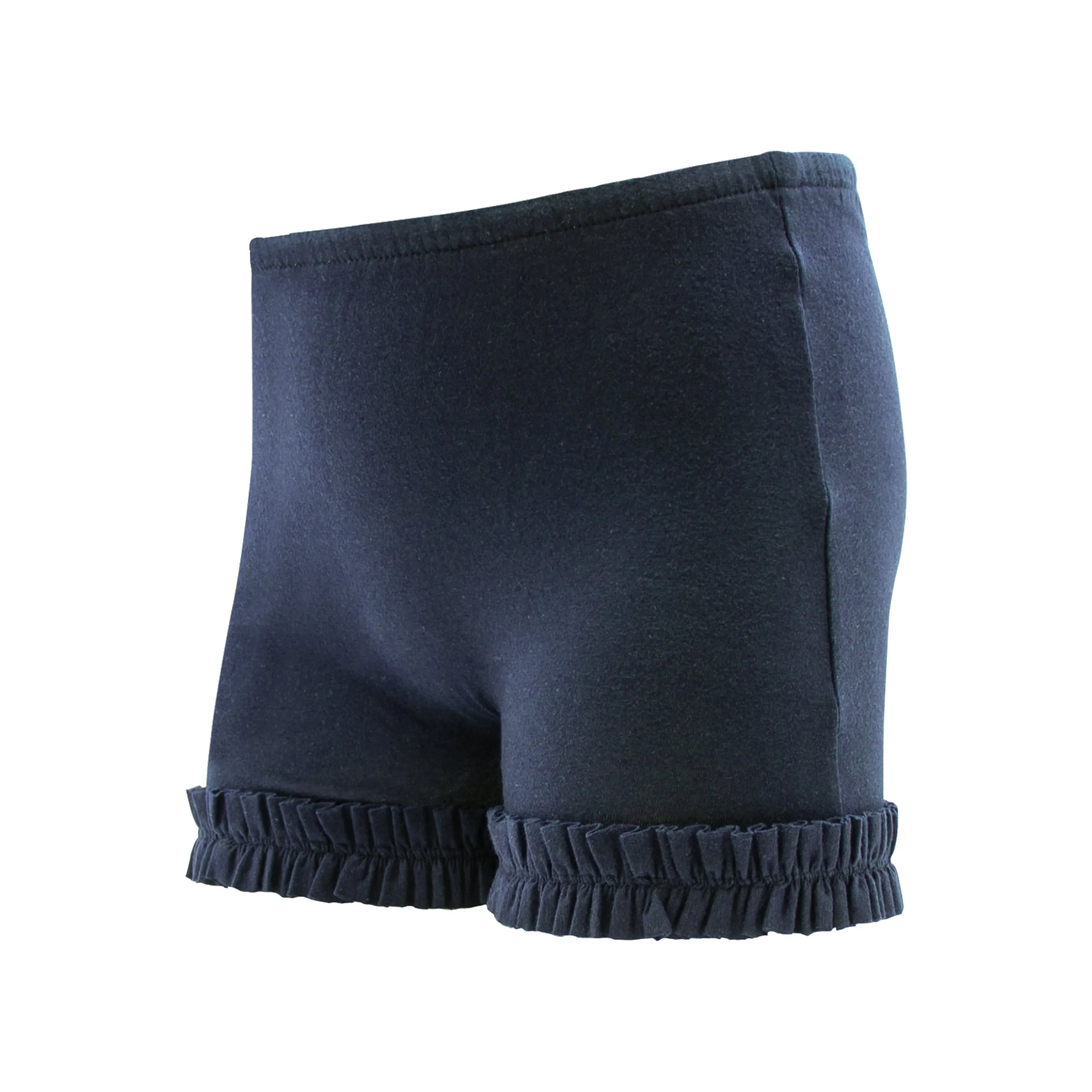 Navy Ruffle Wunder Shorts