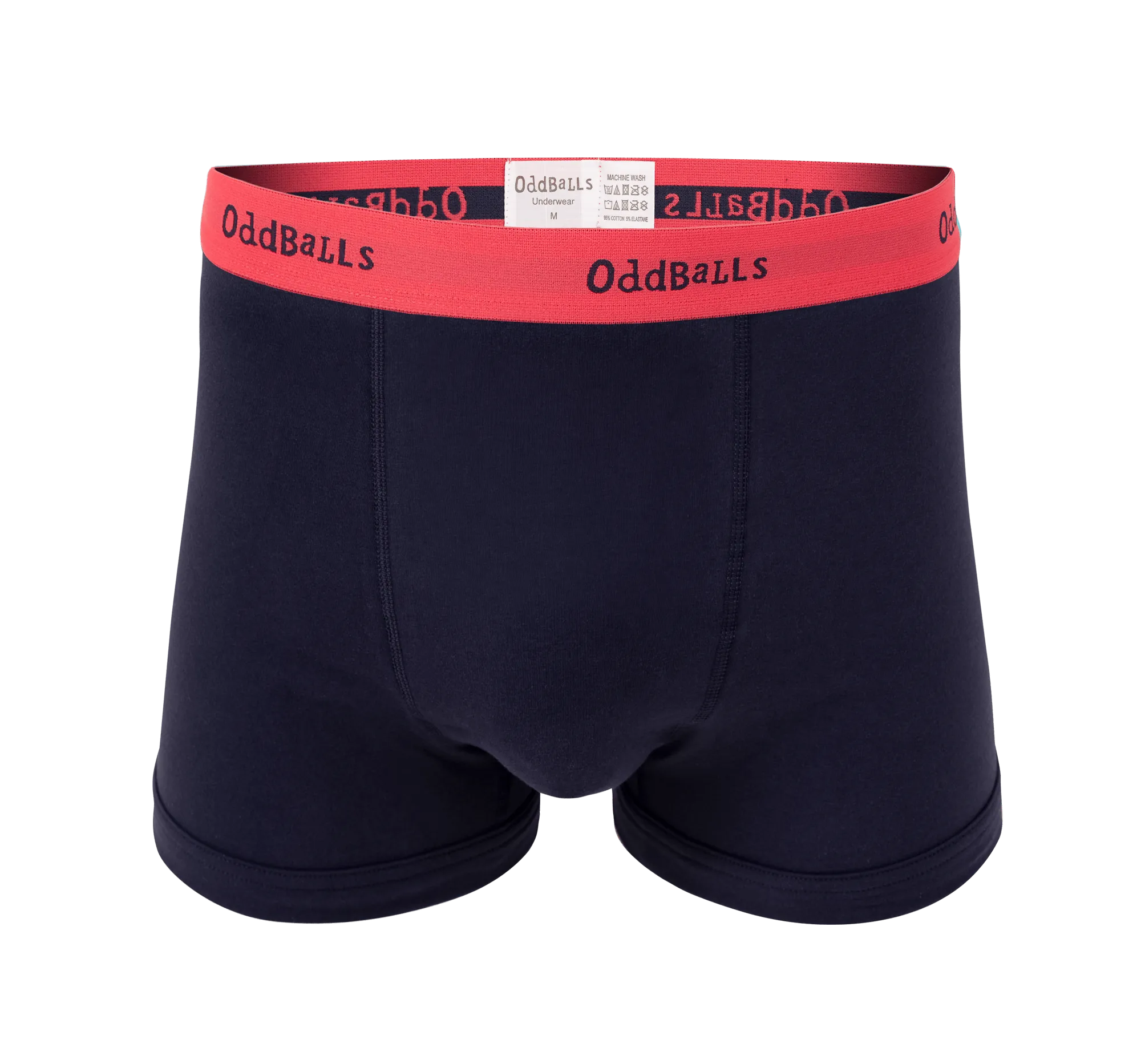 Navy/Rose - Mens Boxer Shorts