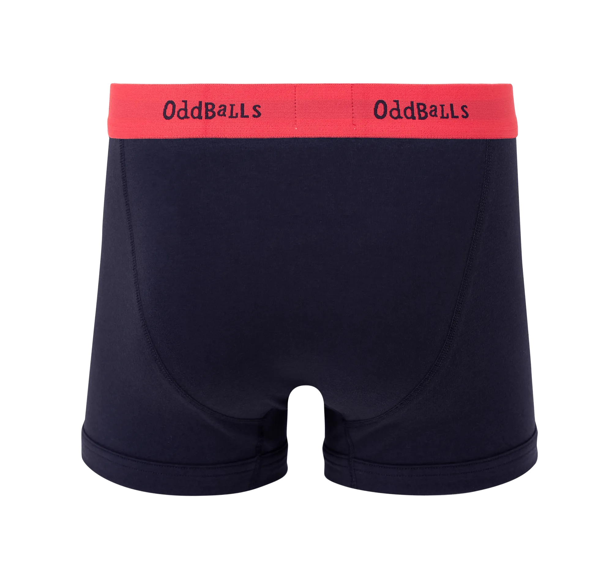 Navy/Rose - Mens Boxer Shorts