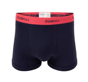 Navy/Rose - Mens Boxer Shorts