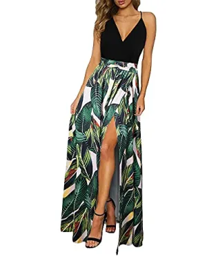 Newshows Dresses for Women 2024 Beach Cover ups Spaghetti Strap Casual Laua Party Tropical Outfits Cocktail Long Formal Flowy Sundresses Trendy