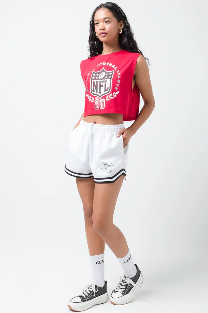 NFL Oversized Muscle T-Shirt Red