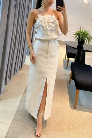 Nica Chic Front Slit Maxi Dress