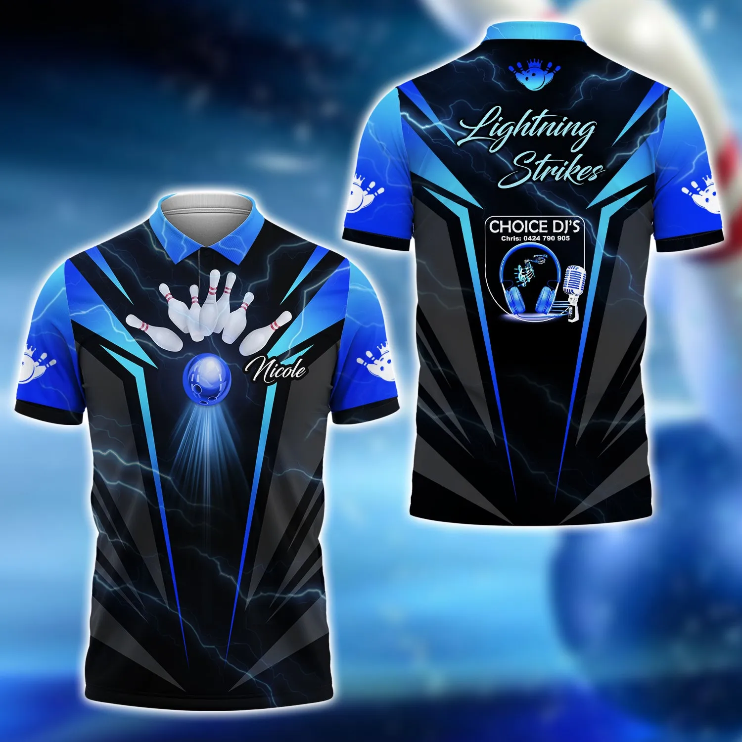 Nicole Lightning Strikes Team 3D Shirt - QB95