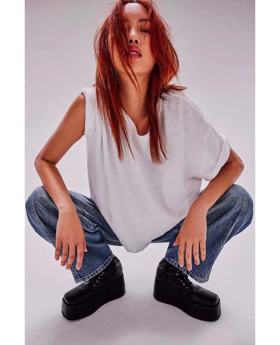 Nina Vintage Tee Ivory
