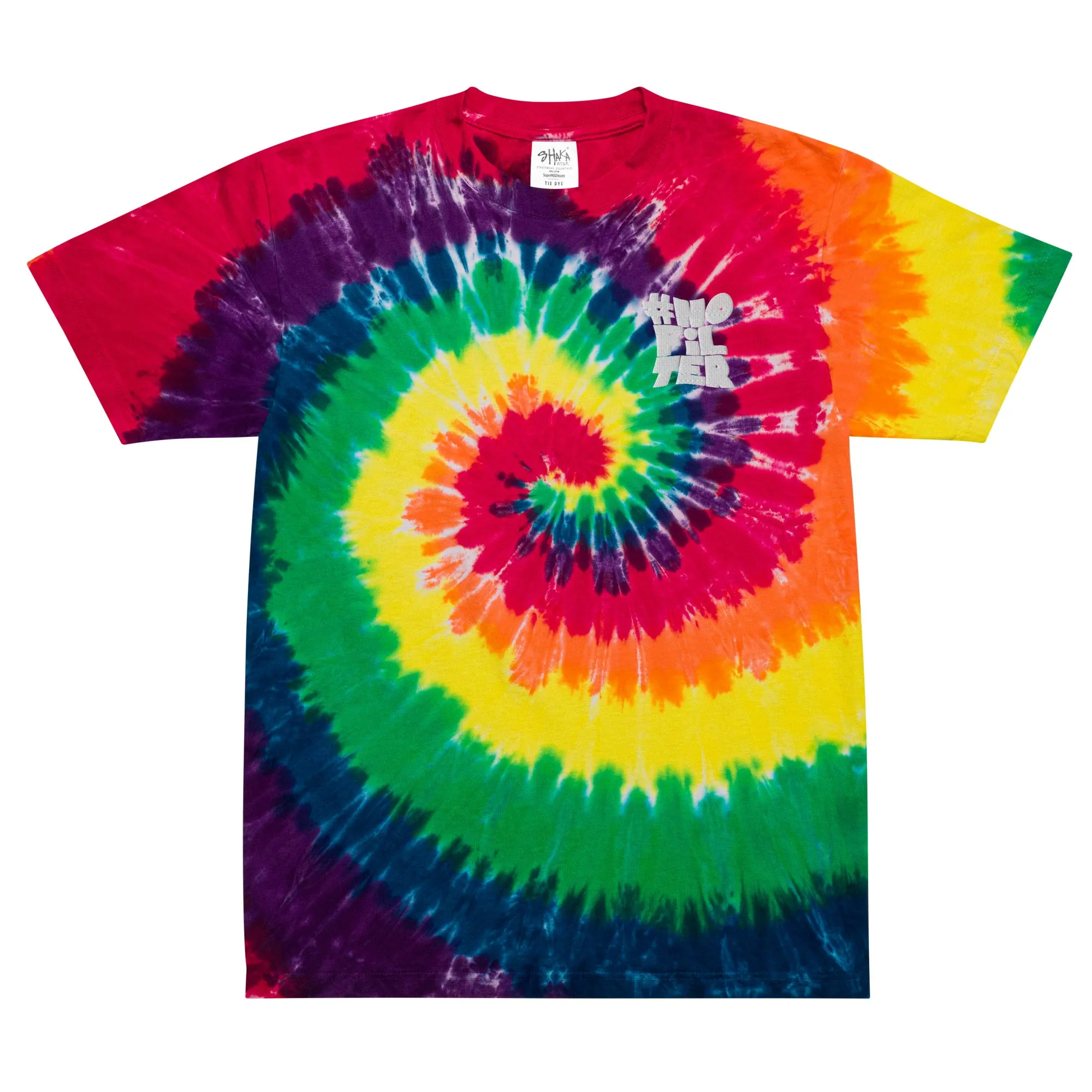 NoFilter Tie-Dye T-Shirt – Bold, Unapologetic Streetwear