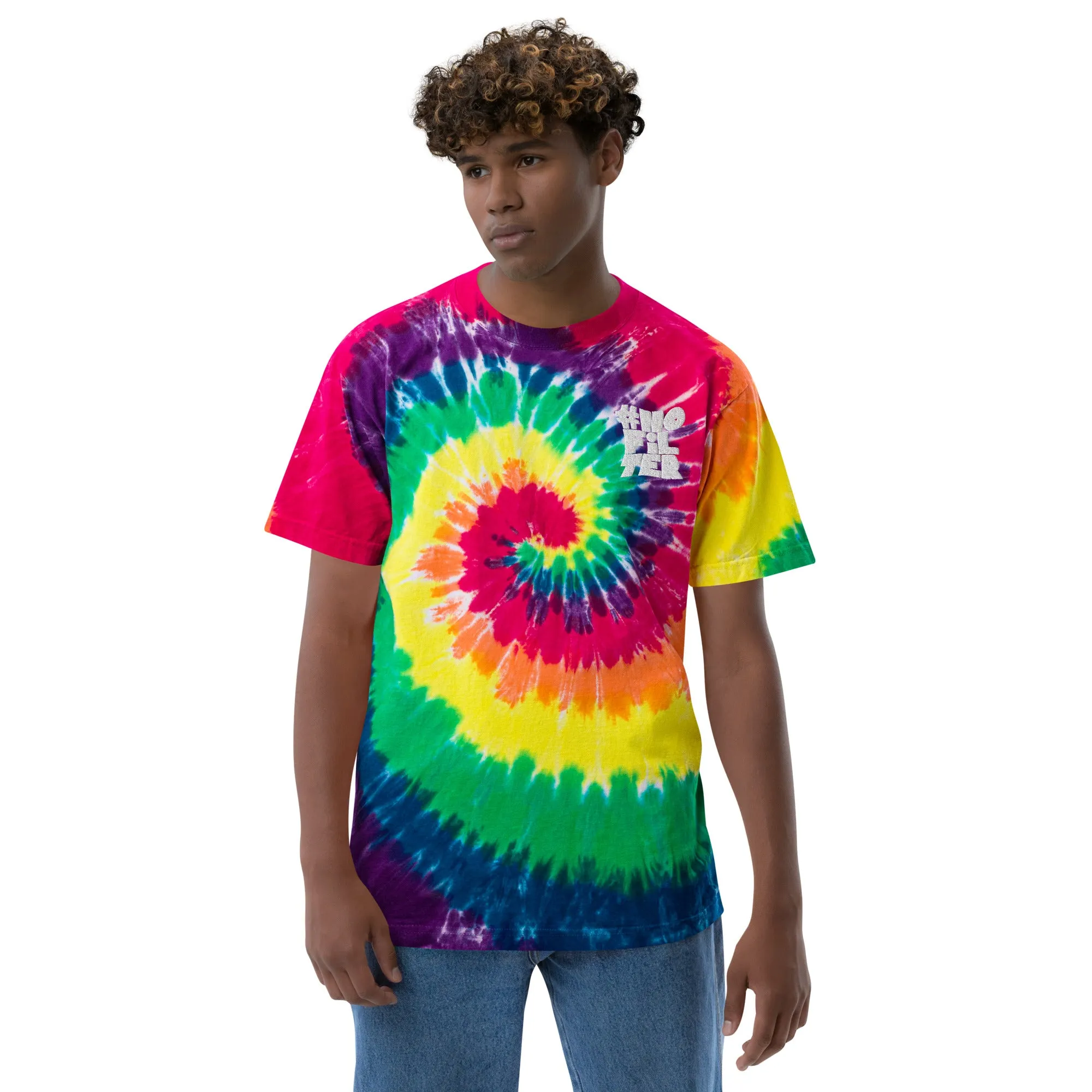 NoFilter Tie-Dye T-Shirt – Bold, Unapologetic Streetwear