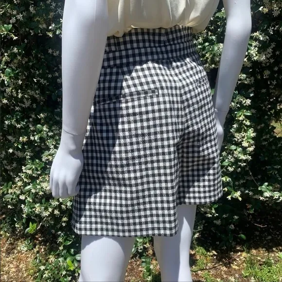 NWT Rag &amp; Bone Retro Paper Bag Waist Tailored Gingham Shorts