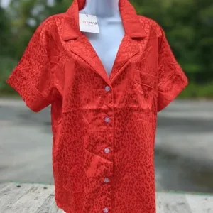 NWT Show Me Your Mumu 2 pc Bridal Slumber PJ Pajama Set Silky Cheetah