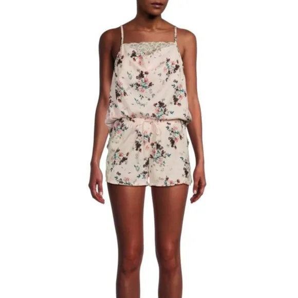 NWT Ted Baker 2-Piece Floral Satin Cami Top &amp; Shorts Set