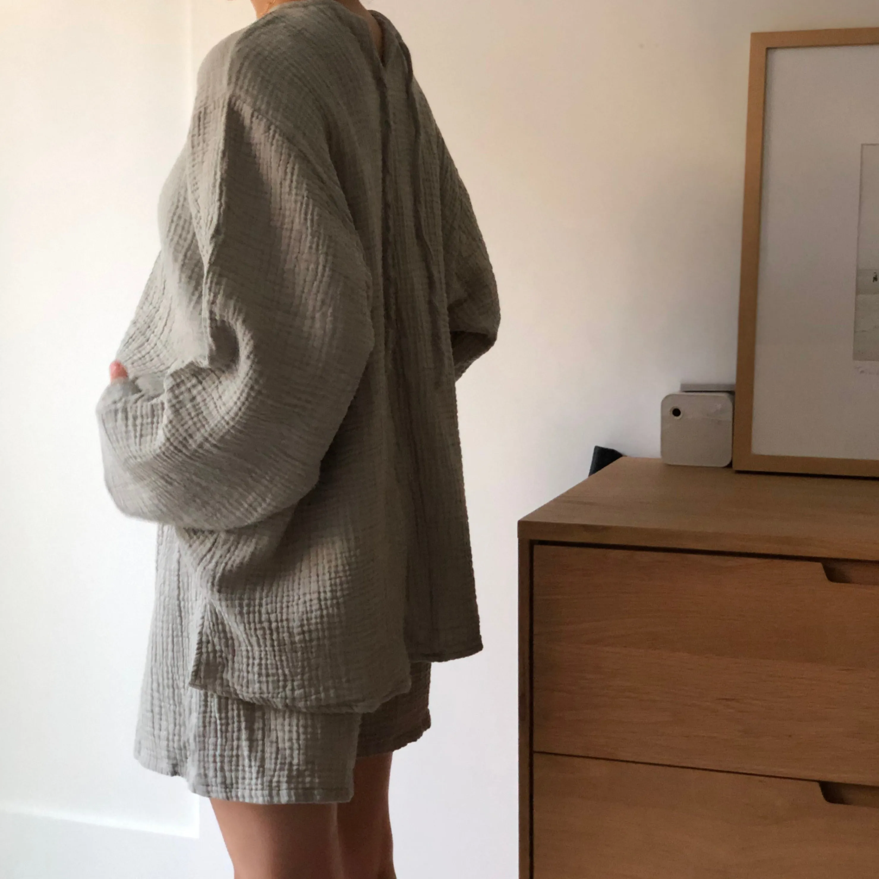 October Top Light Sage