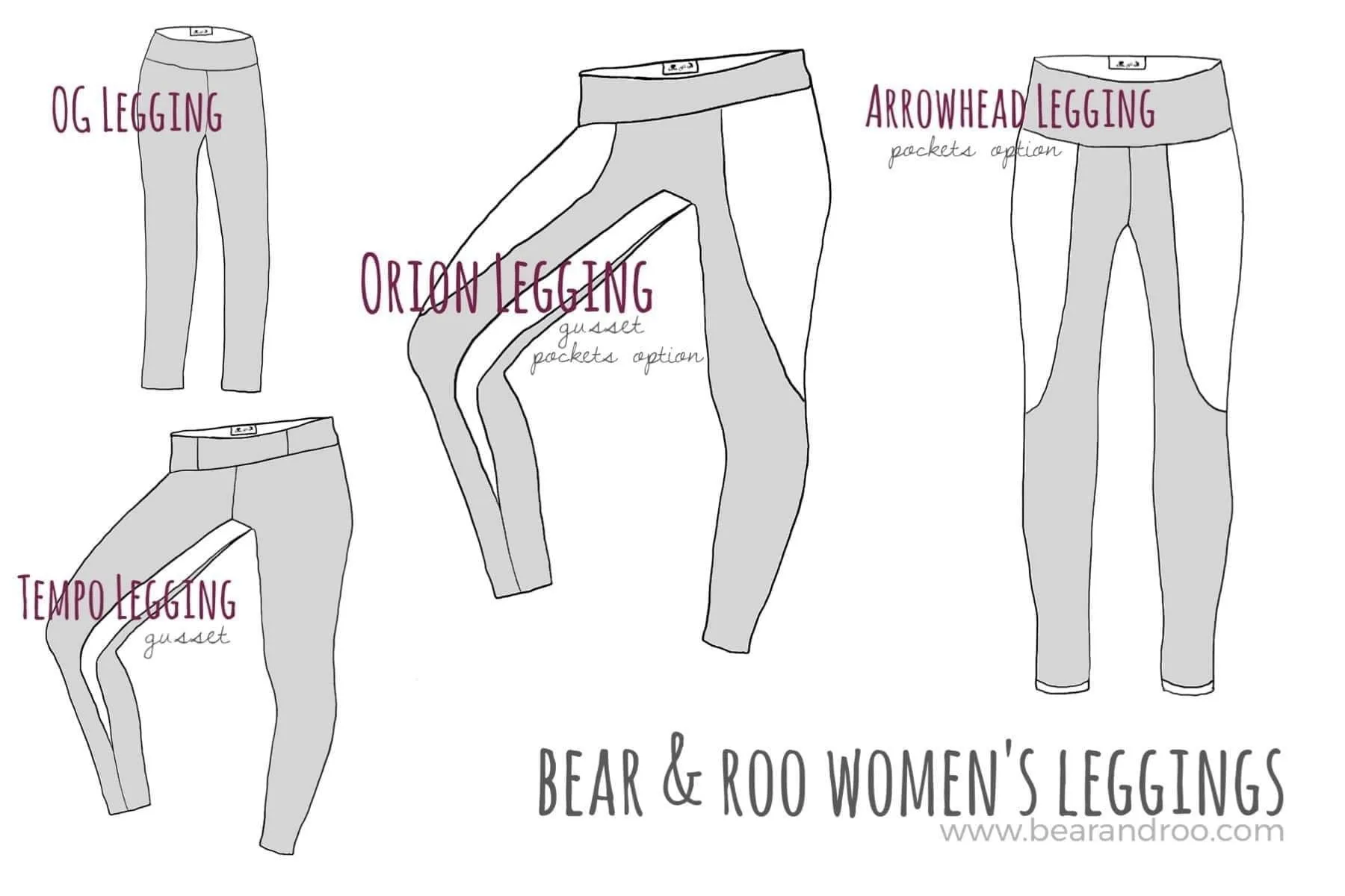 OG Leggings - colour options available