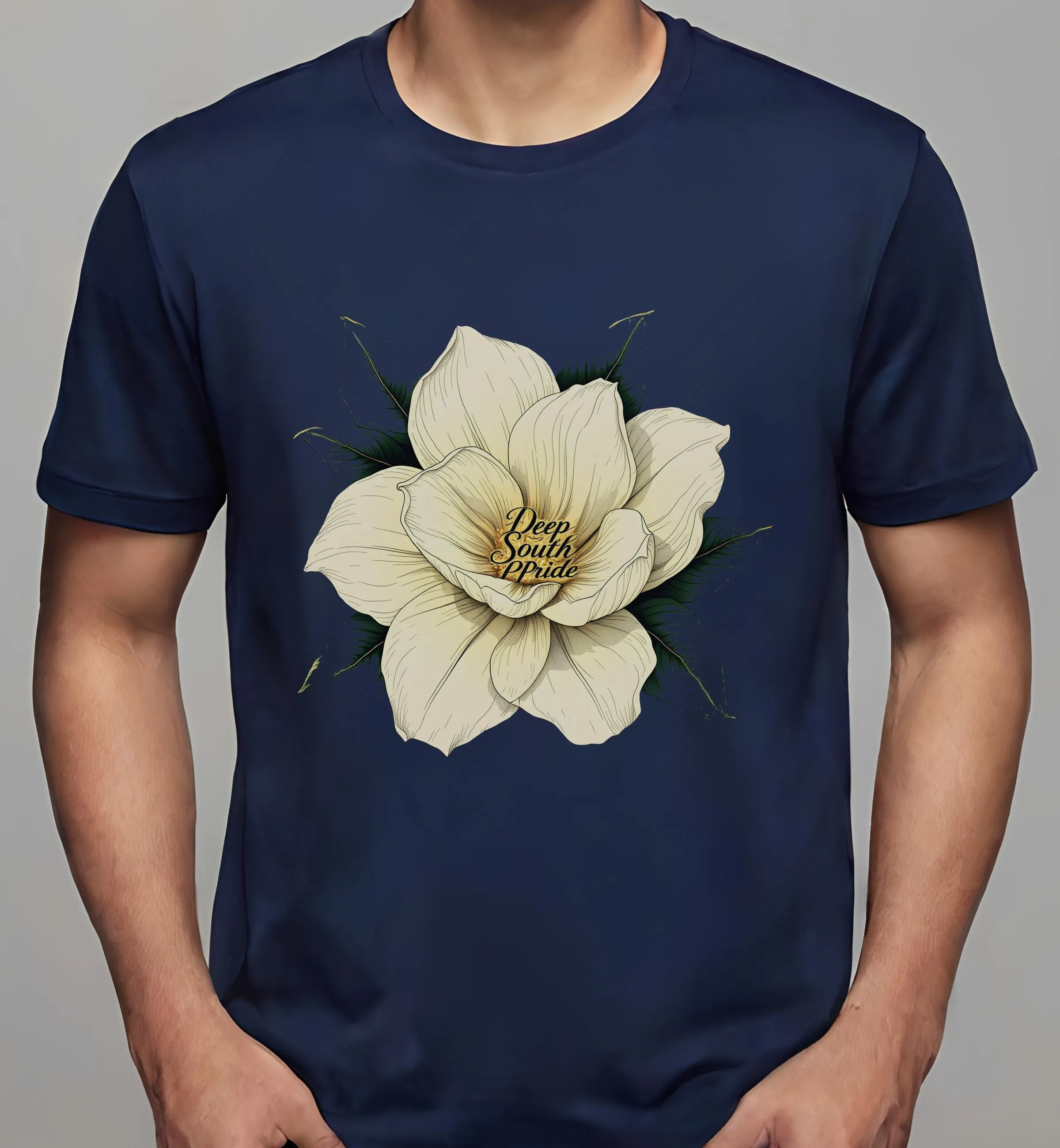 ole miss shirts: Deep South Pride Magnolia | Classic T-Shirt (Unisex)