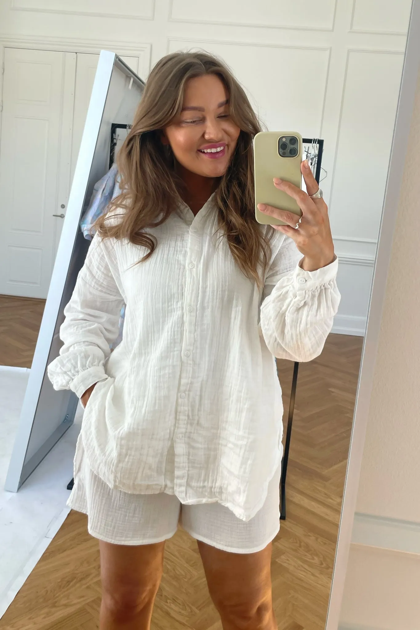ONLThyra Oversized Skjorte - Hvid