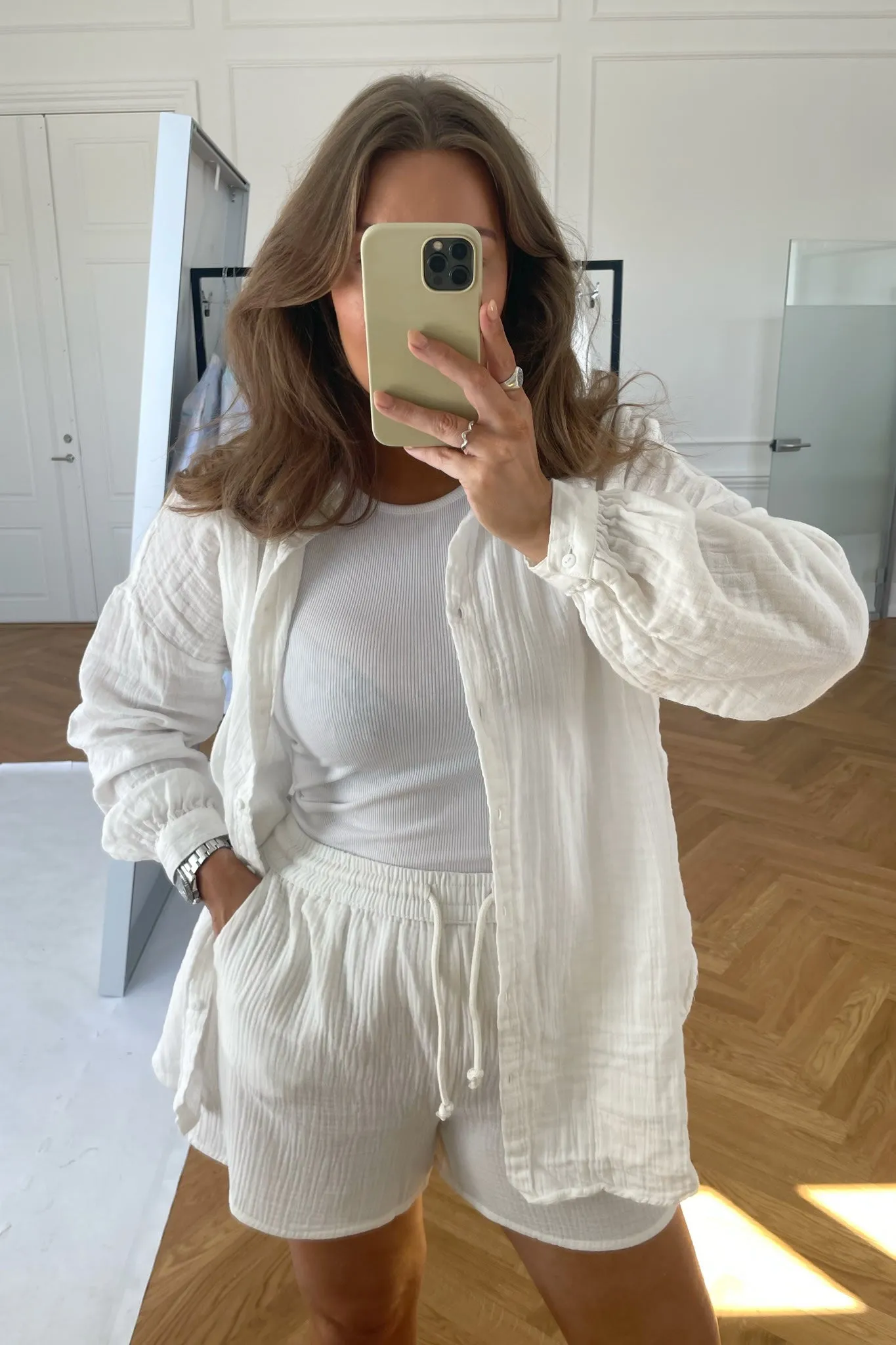 ONLThyra Oversized Skjorte - Hvid