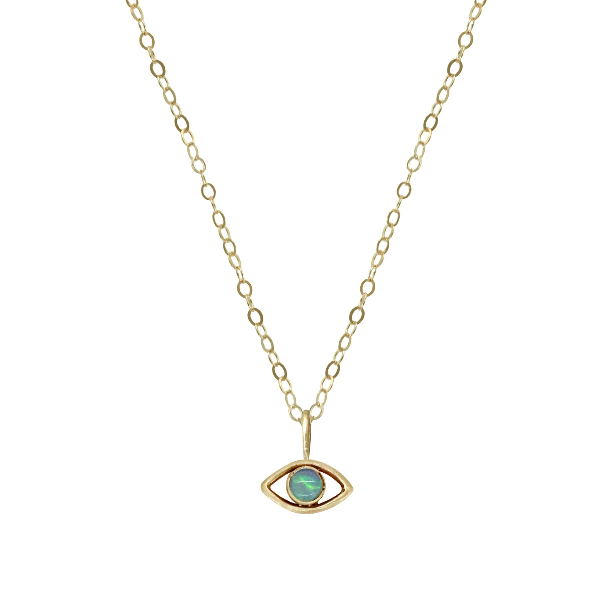 Opal Eye Amulet Charm