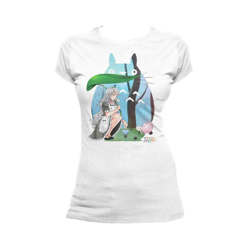 Otaku Caf̩e Toto Official Women's T-shirt (White)