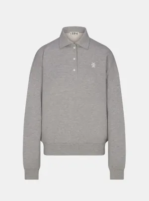 Oversized Polo Sweatshirt