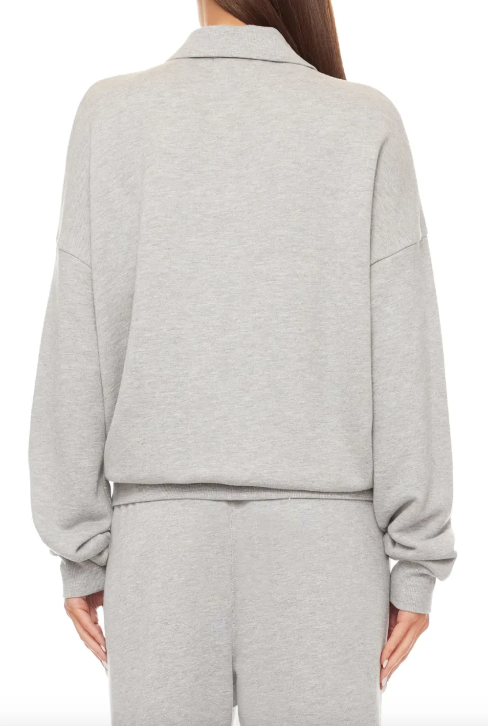Oversized Polo Sweatshirt