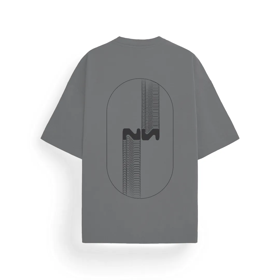 Oversized T-shirt - Steel Grey