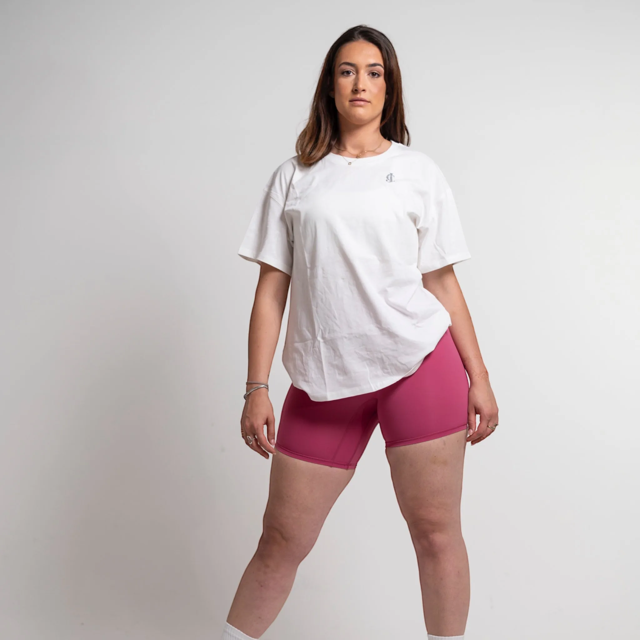 oversized t shirt women white