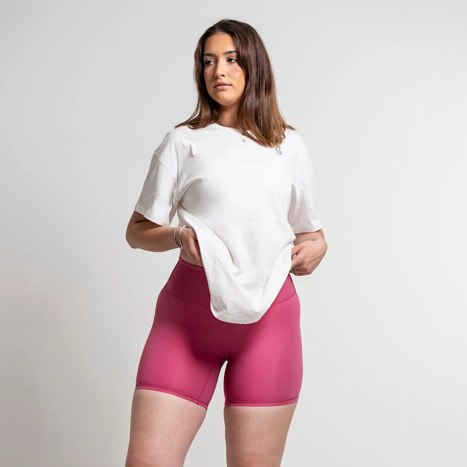 oversized t shirt women white