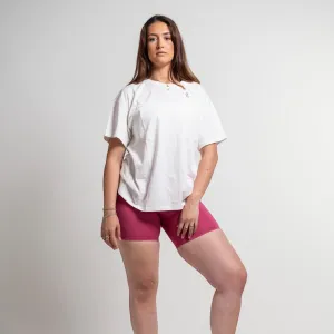 oversized t shirt women white