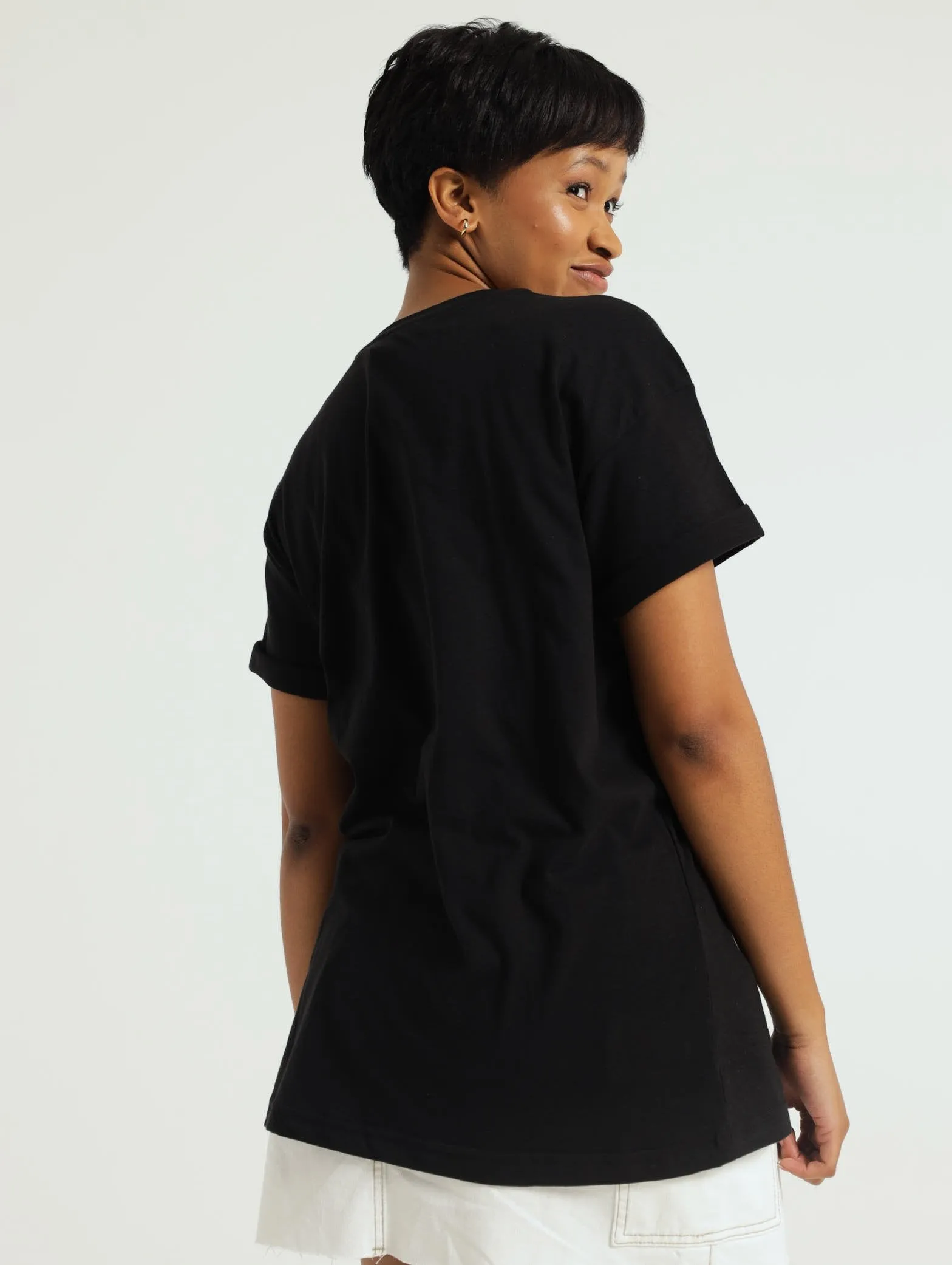 Oversized Tiger Tee - Black
