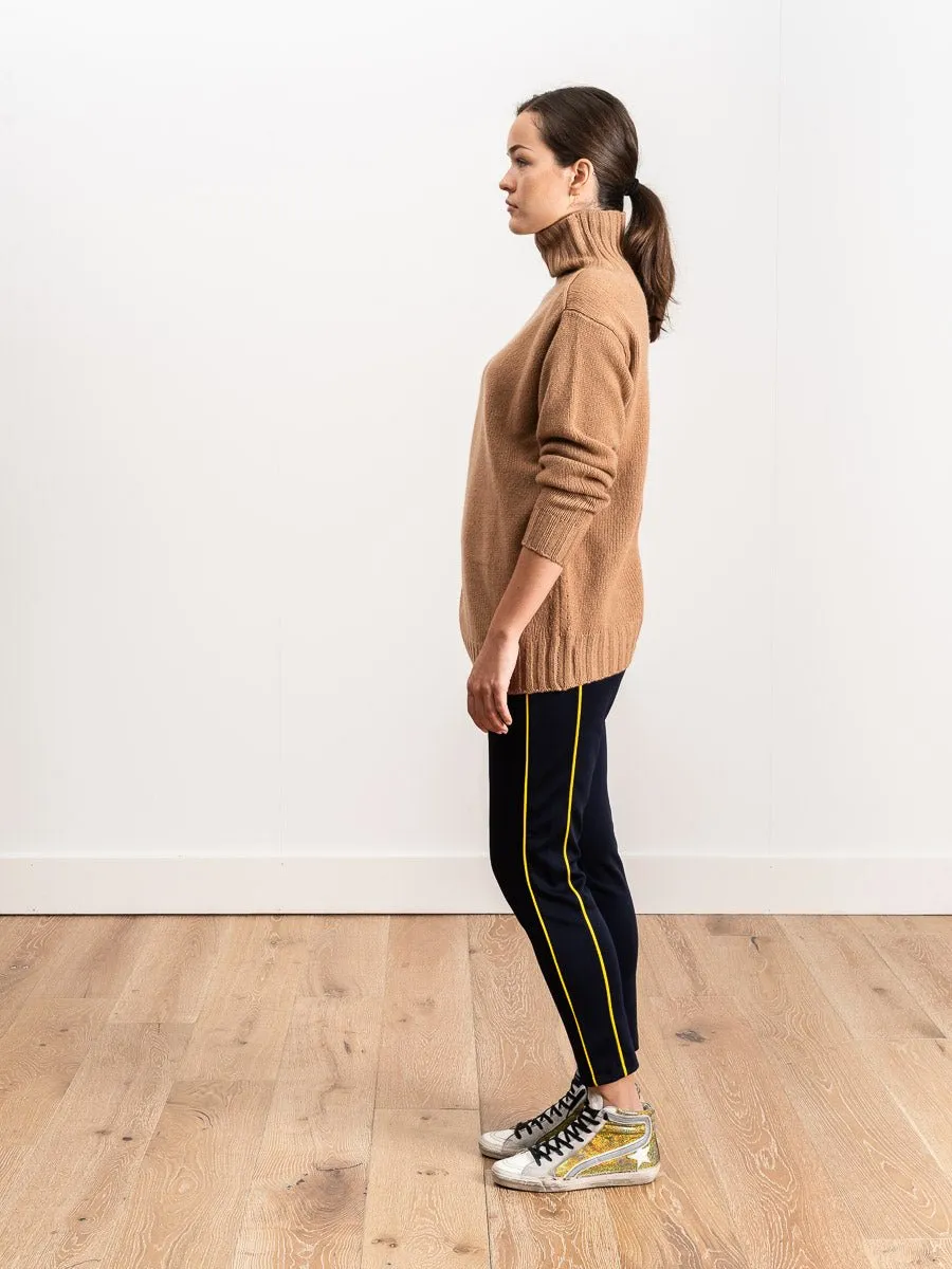 oversized turtleneck - camel