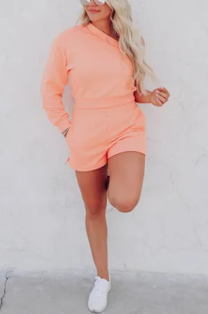 Ovida Pocketed Lounge Shorts - Apricot
