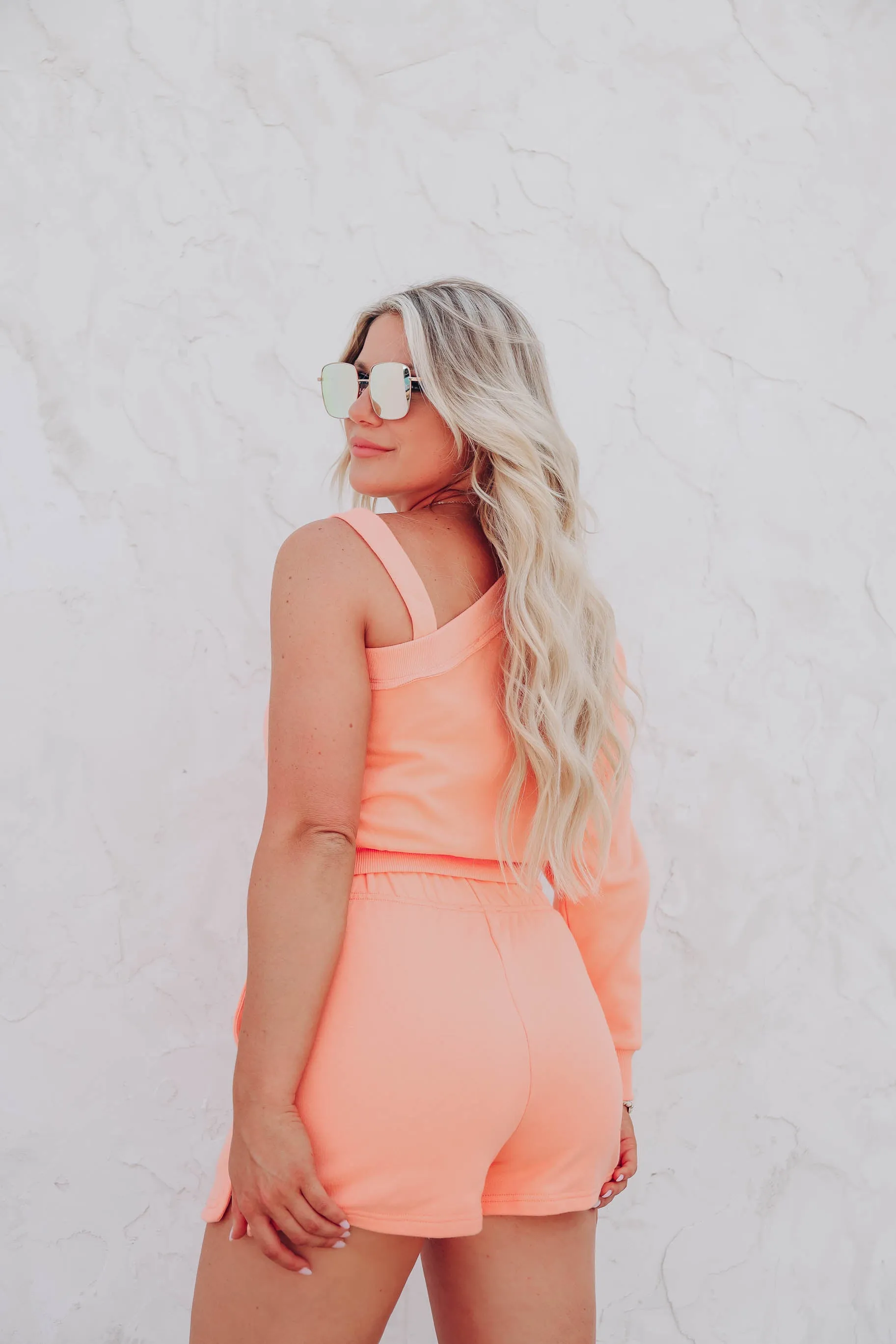 Ovida Pocketed Lounge Shorts - Apricot