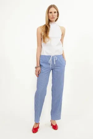 pantalon loose brodé mythical