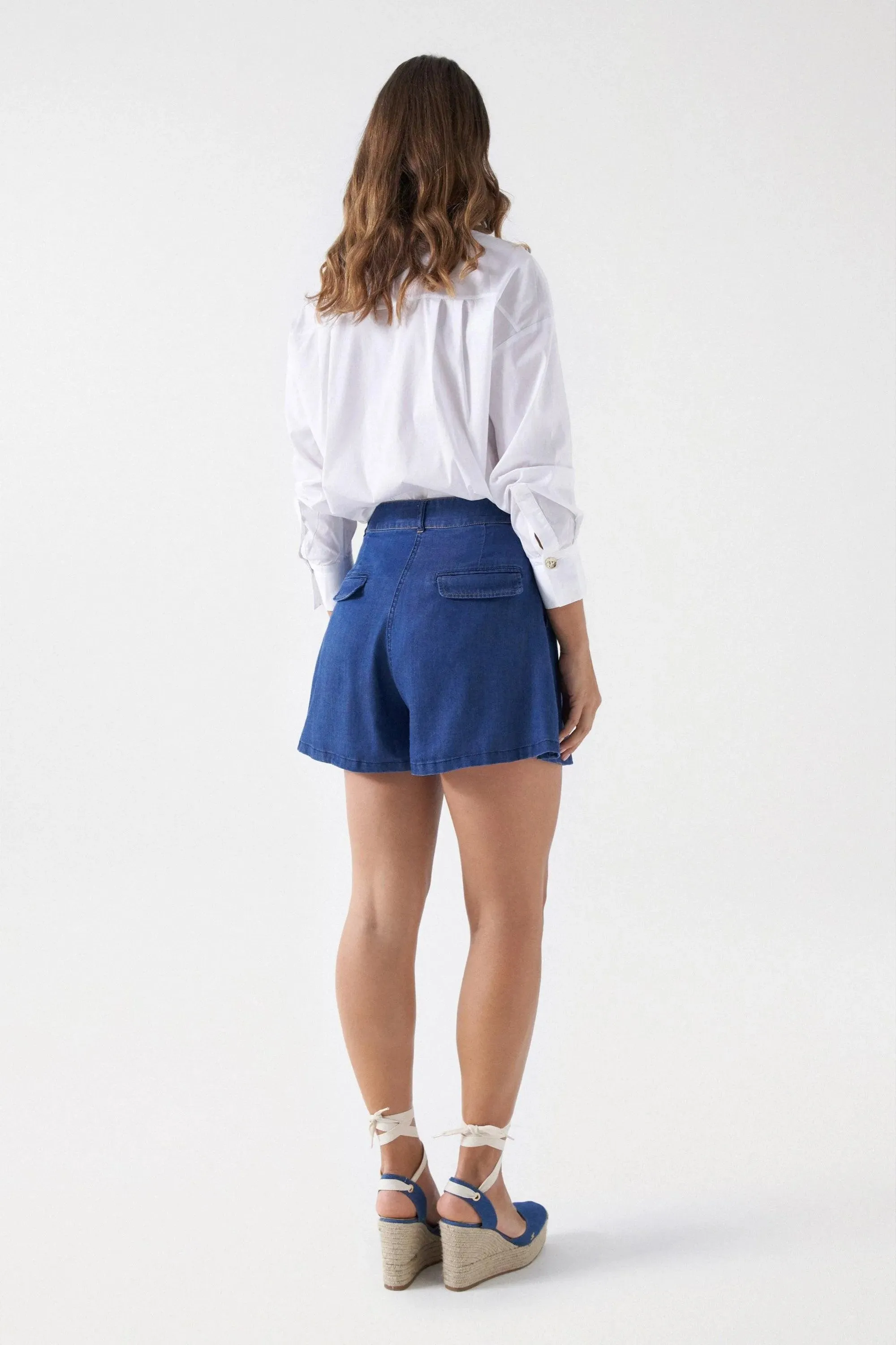 Pantalones Cortos Salsa Jeans Loose Lightdenim