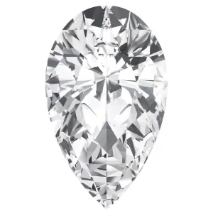 Pear Chatham Lab-Grown White Sapphire Gems