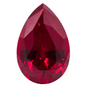 Pear FAB Lab-Grown Ruby Gems