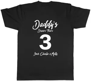 Personalised Daddy's Dream Team T-Shirt