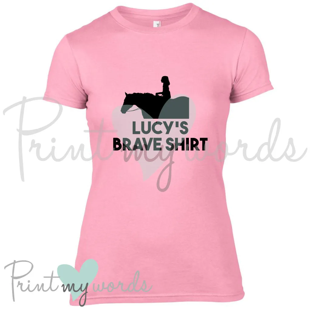 Personalised Equestrian Brave T-Shirt