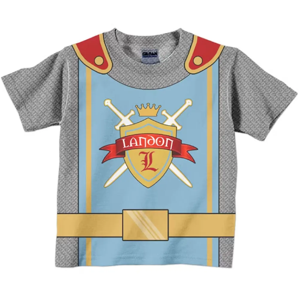 Personalized Children's Number T-Shirt, Personalized 3D Birthday T-Shirt, Boy's Birthday Shirt, Custom Name and Age Birthday Shirt.