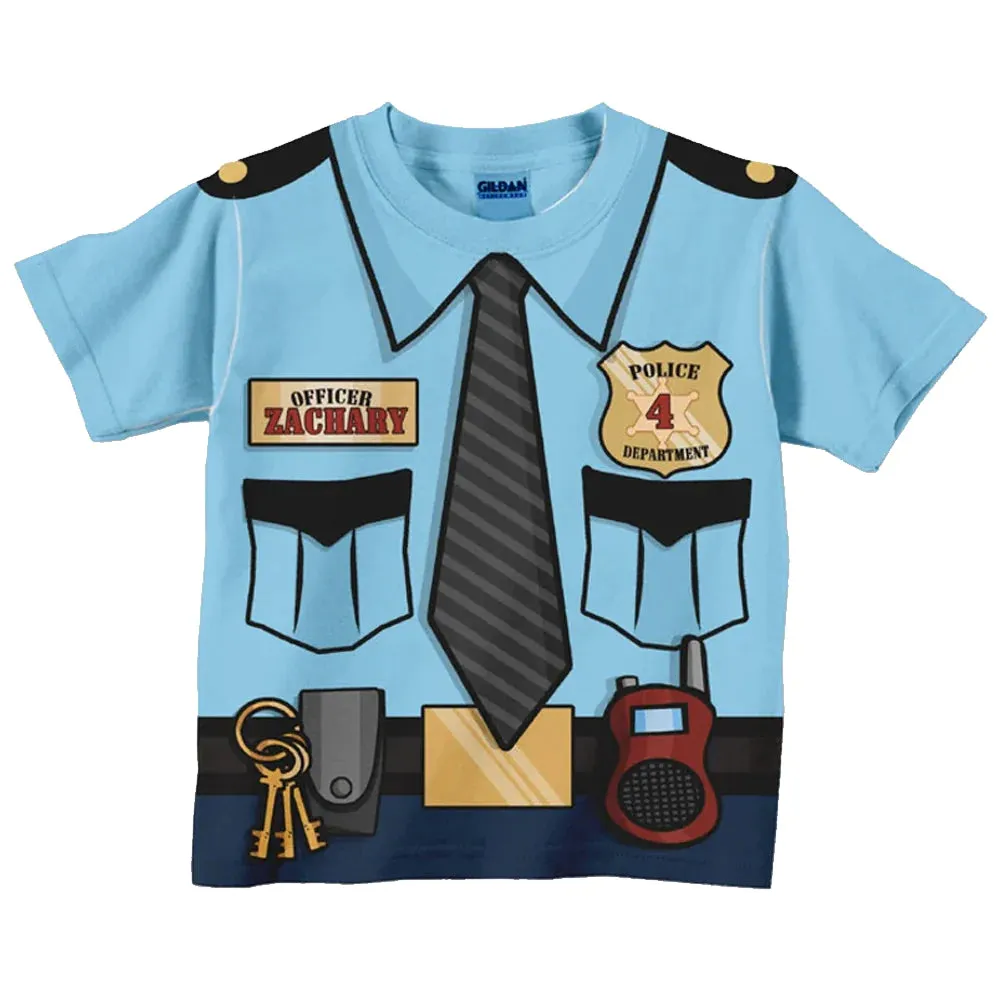 Personalized Children's Number T-Shirt, Personalized 3D Birthday T-Shirt, Boy's Birthday Shirt, Custom Name and Age Birthday Shirt.