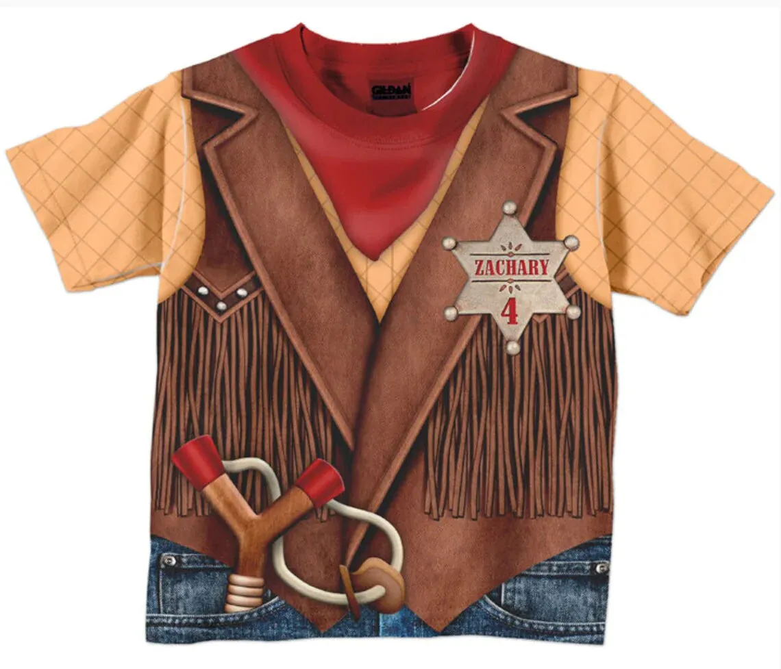 Personalized Children's Number T-Shirt, Personalized 3D Birthday T-Shirt, Boy's Birthday Shirt, Custom Name and Age Birthday Shirt.
