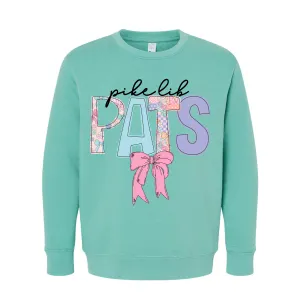 Pike Lib Pats Bow Sweatshirt - Youth and Adult Sizes (Multiple Colors)