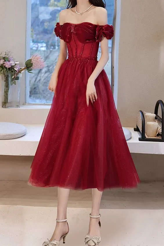 Pink Princess Dress with Off the Shoulder