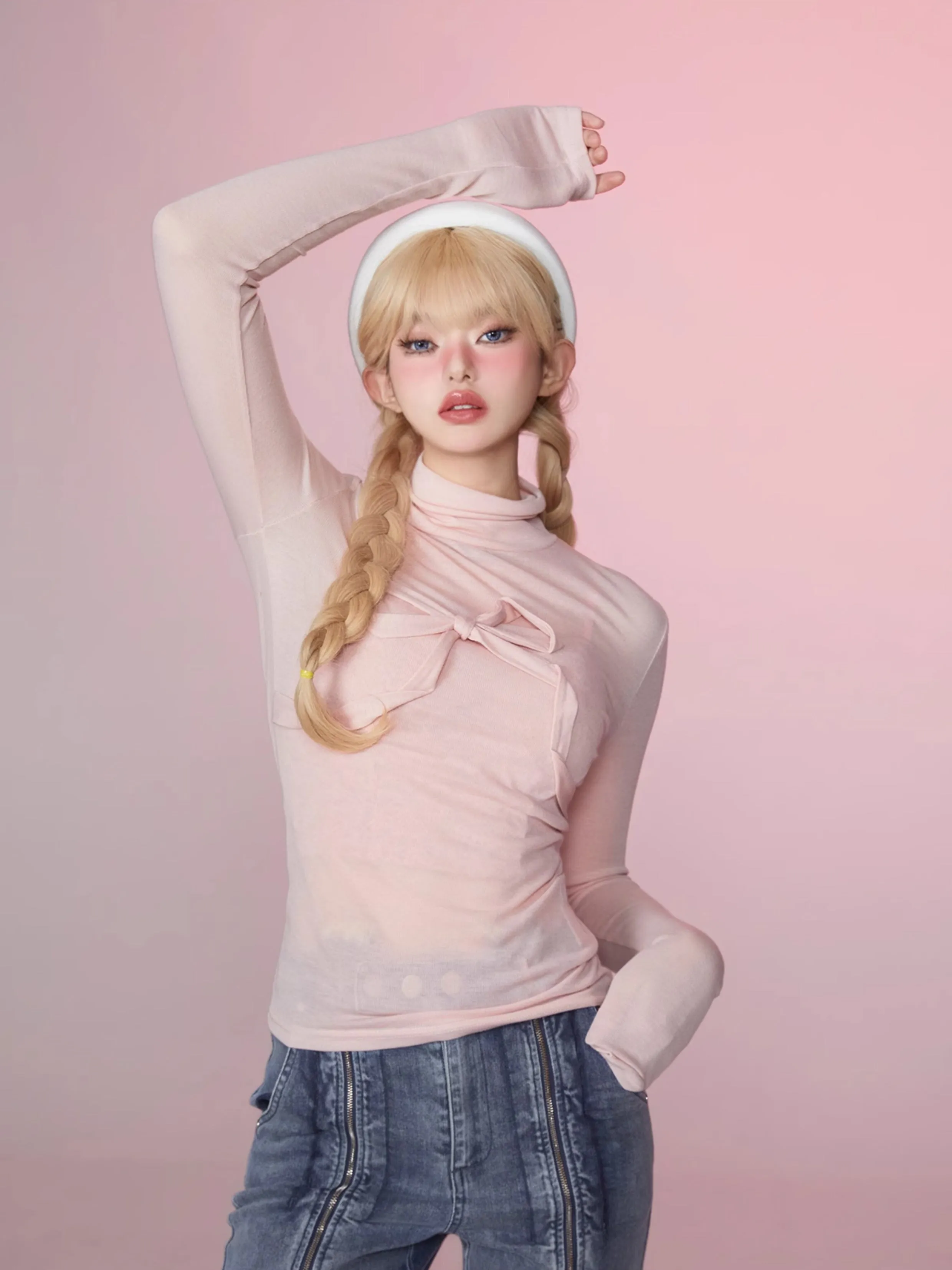Pink Sweet Lace Duo Set
