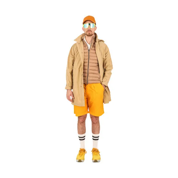 Pleated Track Short, Orange