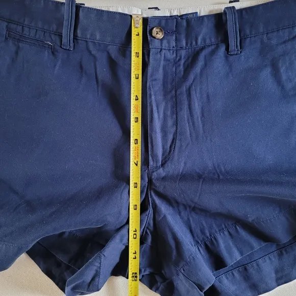Polo Ralph Lauren Classic Navy Blue Chino Twill Shorts - Size 8 - NWT