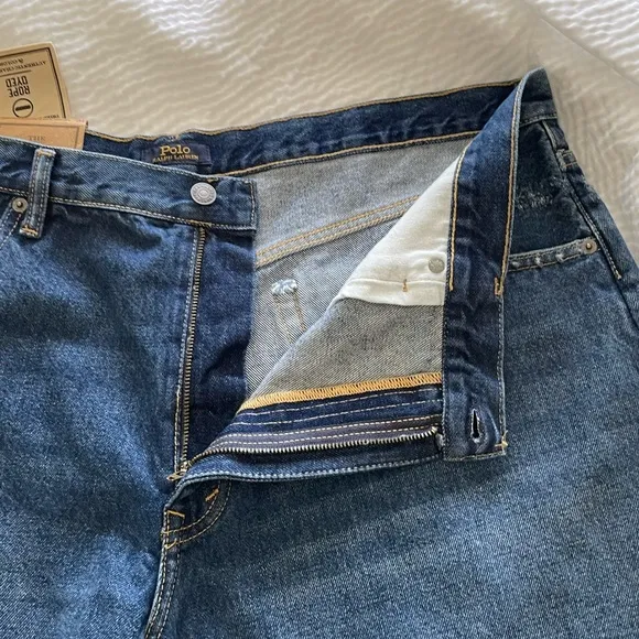 Polo Ralph Lauren The Sophia Classic Distressed Jean Shorts